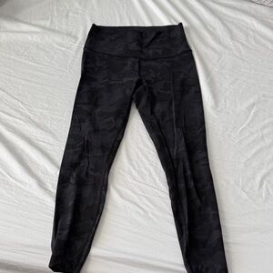 Lululemon black Camouflage Leggings